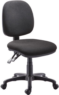silla secretarial respaldo medio y mecanismo synchro dos palancas