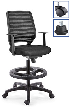 silla alta con respaldo para oficina
