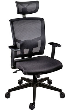 sillas ejecutivas economicas con cabecera y brazos ajustables soporte lumbar habana