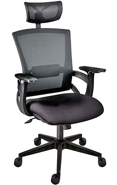 sillas ejecutivas para oficina berlin con cabecera y soporte lumbar ajsutable