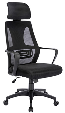 sillas ejecutivas para oficina con mecanismo reclinable y cabecera ajustable