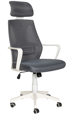sillas ejecutivas para oficina en color blanco con gris