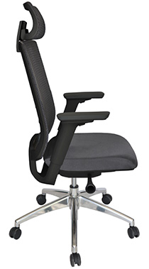 silla ejecutiva para oficina ergonómicas con descansa brazos ajustables y mecanismo synchro