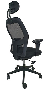 sillas ejecutivas para oficina ergonomicas con descasa brazos ajustables soporte lumbar cabecera ajustable mecanismo dos palancas