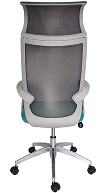 sillas ejecutivas para oficina respaldo alto tapizadas en malla smart mesh plus con mecanismo reclinable y descasa brazos fijo en forma de escuadra