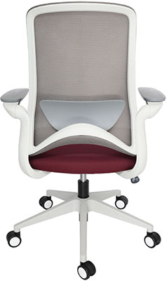sillas operativas con descansa coderas brazos abatibles y mecanismo reclinable giratorias 360 grados color blanco