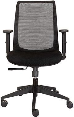 sillas operativas de oficina cdmx con respaldo tapizado en malla y mecanismo reclinable
