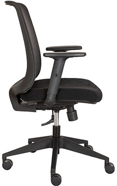 sillas operativas de oficina cdmx con descansa brazos ajustables en altura 