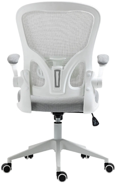 sillas operativas para oficina con descansa brazos abatibles acojinados y respaldo ergonómico con soporte lumbar