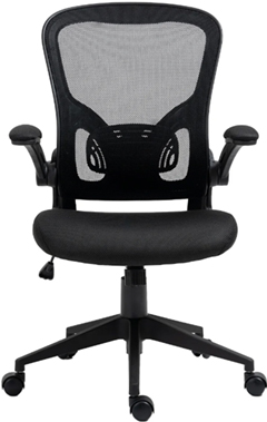 sillas operativas para oficina con descansa brazos abatibles acojinados y mecanismo reclinable