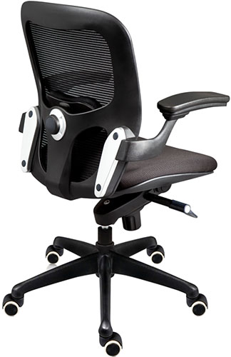 sillas operativas para oficina en venta con ajuste de altura por medio de pistón neumático de gas y descansa brazos fijos