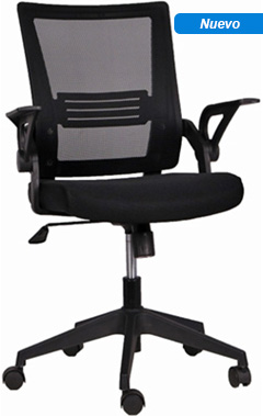 sillas para oficina con descansa brazos abatibles