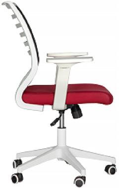 sillas secretariales con descansa brazos fijos y ajuste de altura por medio de pistón neumático