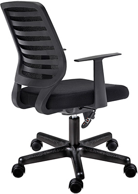 sillas secretariales precios con descansa brazos fijos y palanca para ajuste de altura