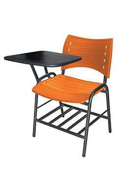 sillas de aula de capacitacion azul OHP 2308 naranja