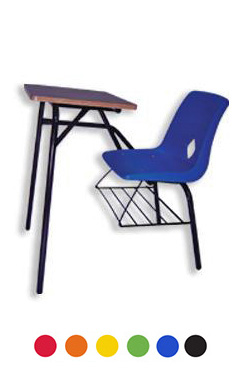sillas de capacitacion tipo mesa banco
