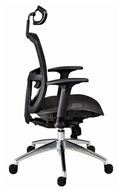 sillas para oficina con cabecera y brazos ajustables