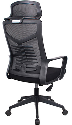 sillón ejecutivo con soporte lumbar y ajuste de altura por medio de palanca