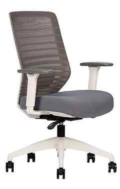 sillones ejecutivos de oficina respaldo medio con soporte lumbar