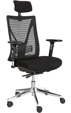 sillones ejecutivos para oficina con asiento de poliuretano inyectado y mecanismo antishock