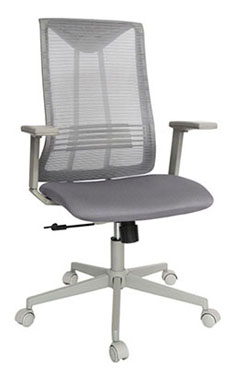 sillones semi ejecutivos con asiento y respaldo tapizado en malla con coderas ajustables velky