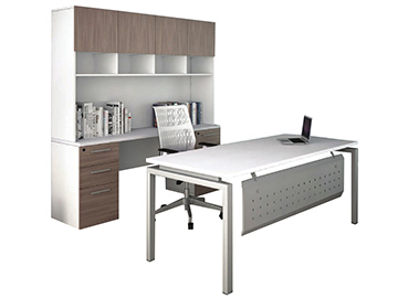 escritorios ejecutivos para oficina con librero