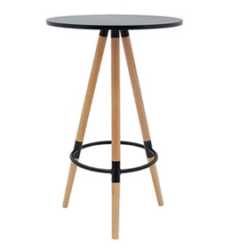mesas para restaurante y cafeteria con patas de madera