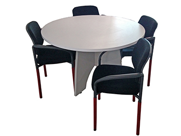 mesas de juntas para oficina redonda para 4 personas italia