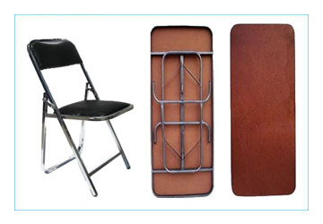 mobiliario para oficina mesas y sillas plegables