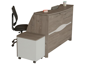 muebles para oficina recepción mostrador cdmx