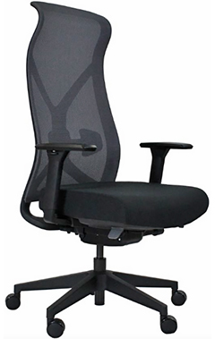 silla ejecutiva para oficina alamo con mecanismo reclinable antishock y descansa brazos ajustables 3d