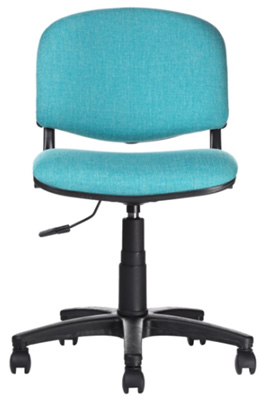 silla secretarial con respaldo fijo y mecanismo fijo