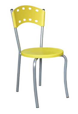 silla para restaurante bar taqueria cafeteria comedor lounge karl baja amarilla