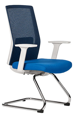 sillas ejecutivas fabricantes de visita con base metálica tipo trineo