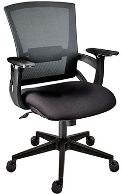silla ejecutiva para oficina respaldo bajo berlin con cabecera y soporte lumbar ajustable