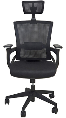 sillas ejecutivas para oficina berlin con cabecera y soporte lumbar ajustable con brazos giratorios