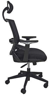 sillas ejecutivas para oficina berlin con cabecera y soporte lumbar ajustable y mecanismo basculante reclinable
