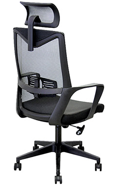 sillas ejecutivas para oficina con cabecera ajustable y giratorio 360 grados