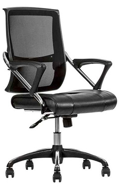 sillas ejecutivas para oficina con cabecera y soporte lumbar asiento tapizado en piel manchester respaldo bajo