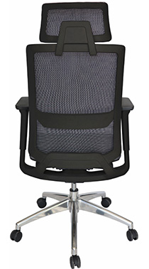 silla ejecutiva para oficina ergonómicas con cabecera ajustable y mecanismo reclinable multi posiciones antishock