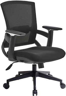 sillas operativas de oficina berlín con soporte lumbar ajustable descasa brazos giratorios mecanismo reclinable
