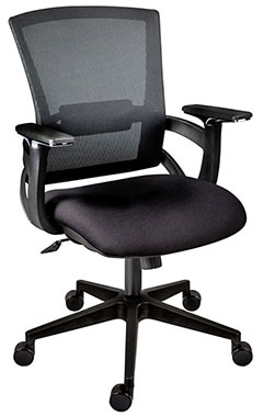sillas operativas de oficina berlin con soporte lumbar ajustable descasa brazos giratorios mecanismo reclinable