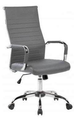 sillas para oficina ejecutivas modernas color gris