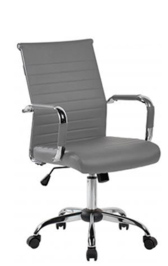 sillas para oficina ejecutivas modernas color gris