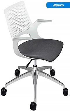 sillas para oficina en color gris para home office