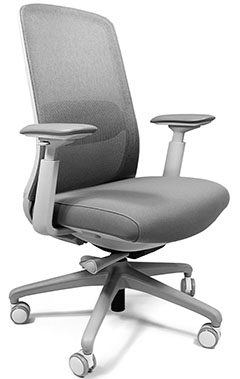 sillas para oficina reforzadas bastidor color gris