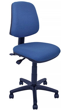 sillas secretariales reclinables rex con respaldo bajo