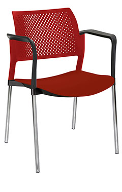 sillas de visita para oficina OHV 315 roja