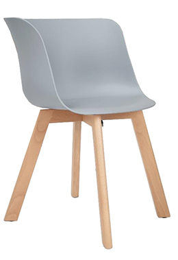 sillas para cafeteria restaurante con patas de madera dew