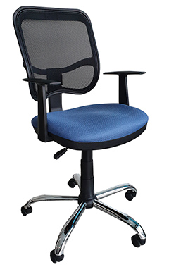 sillas para oficina dolfi plus con base cromada